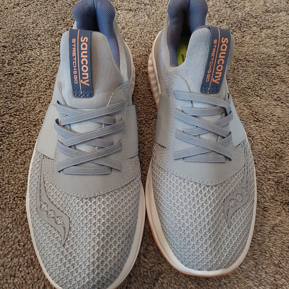 Saucony Blue and Orange Athletic Shoes